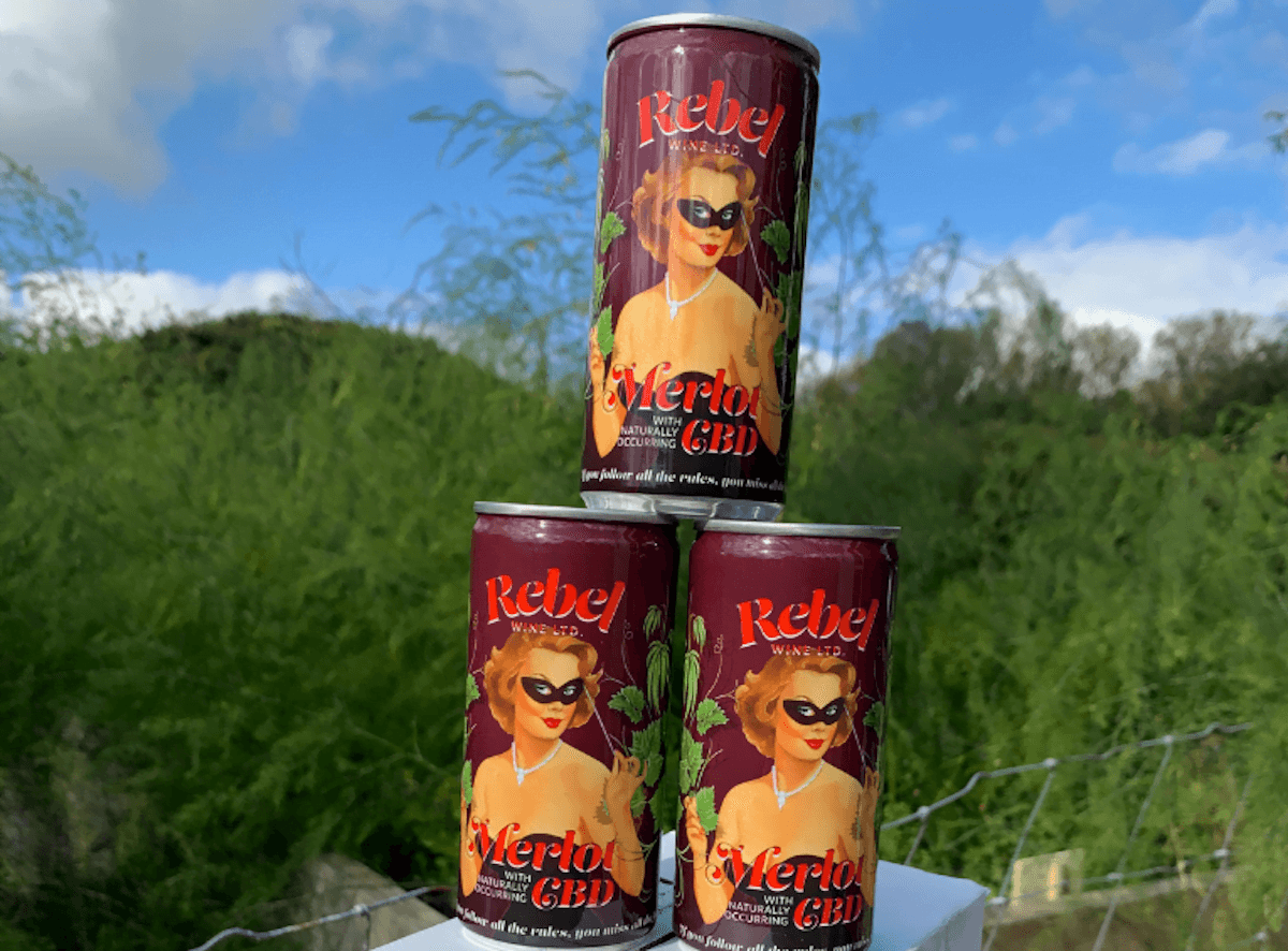 Rebel Wine CBD-infused red
