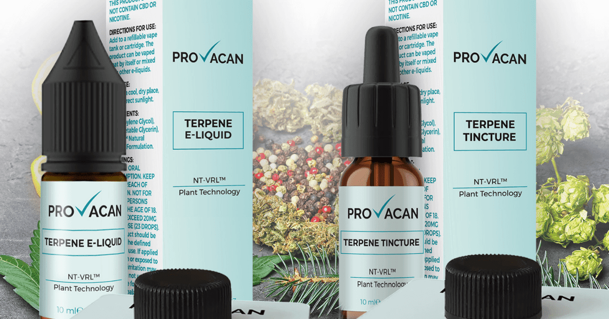 Terpenes: A collection of products from Provacan