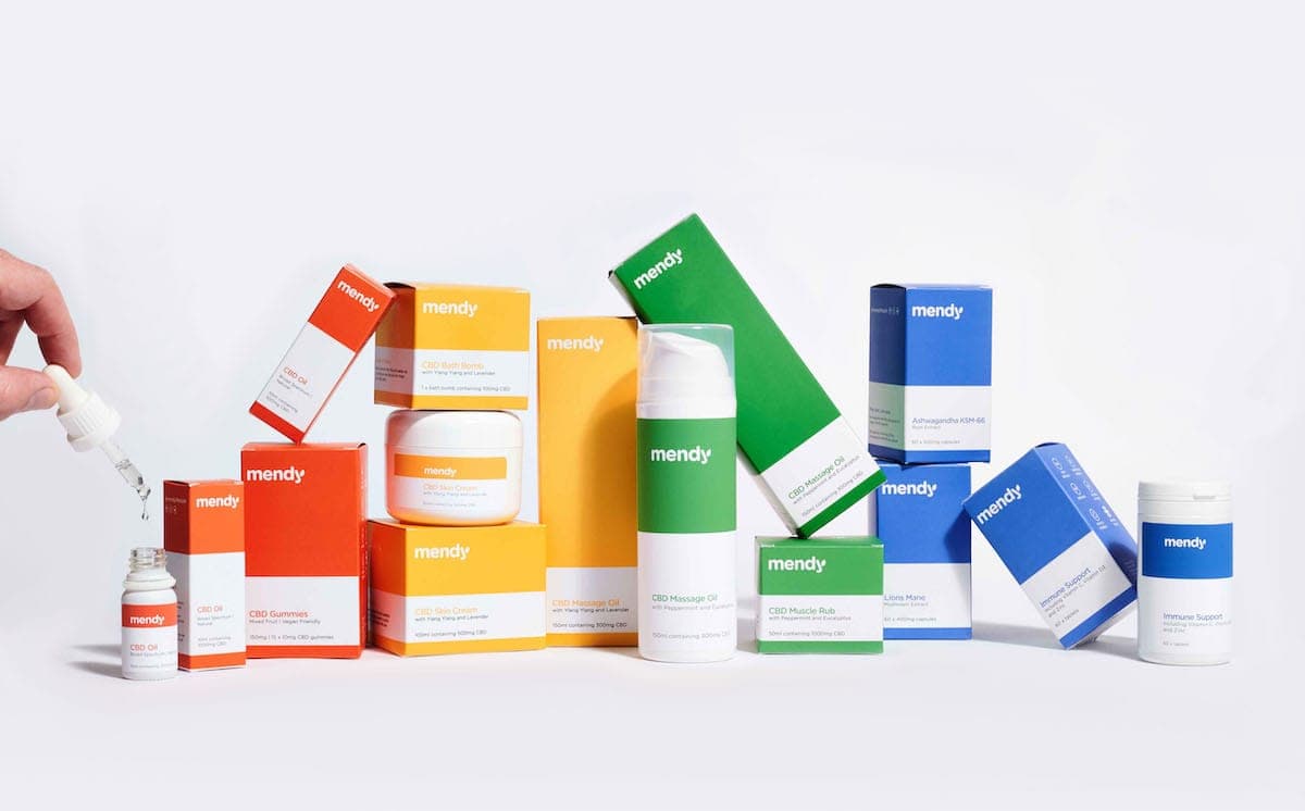 Mendy CBD product range