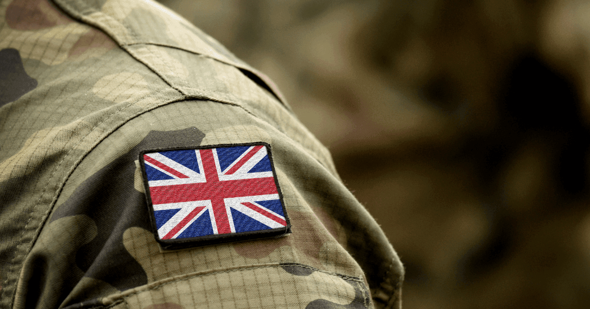 Veterans: The shoulder of a UK veteran