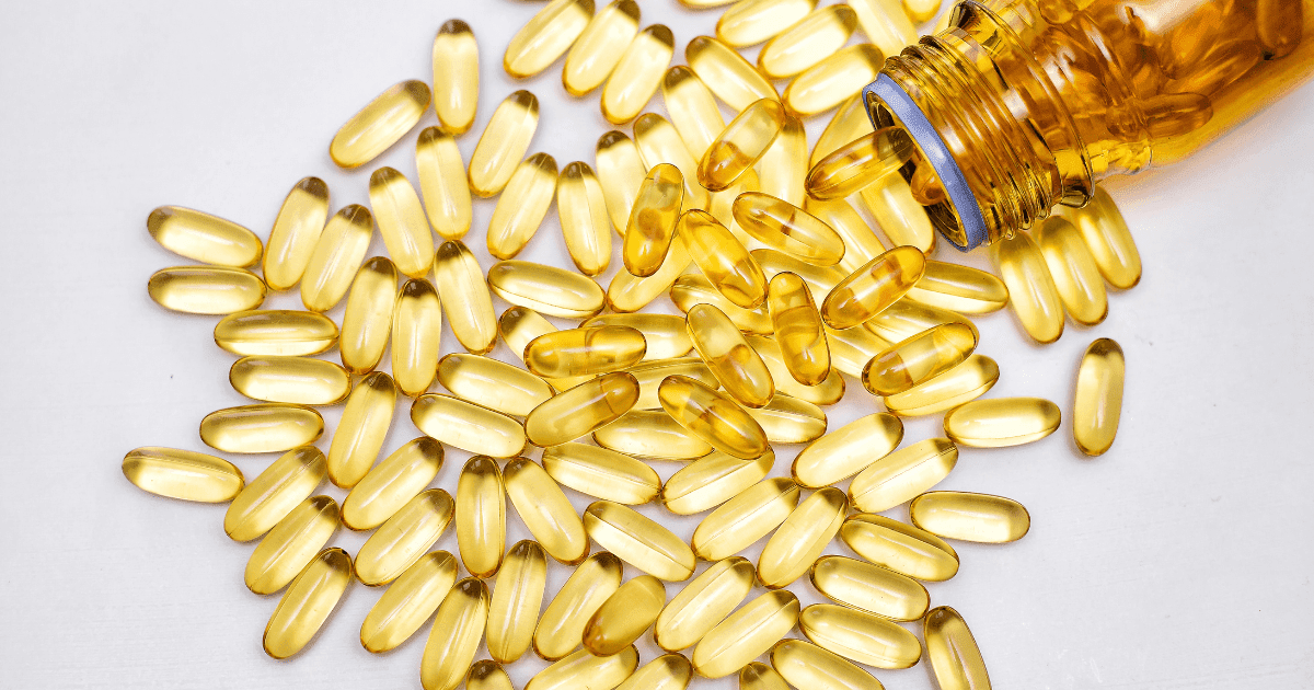 Opioids: Softgel capsules of CBD in a bottle