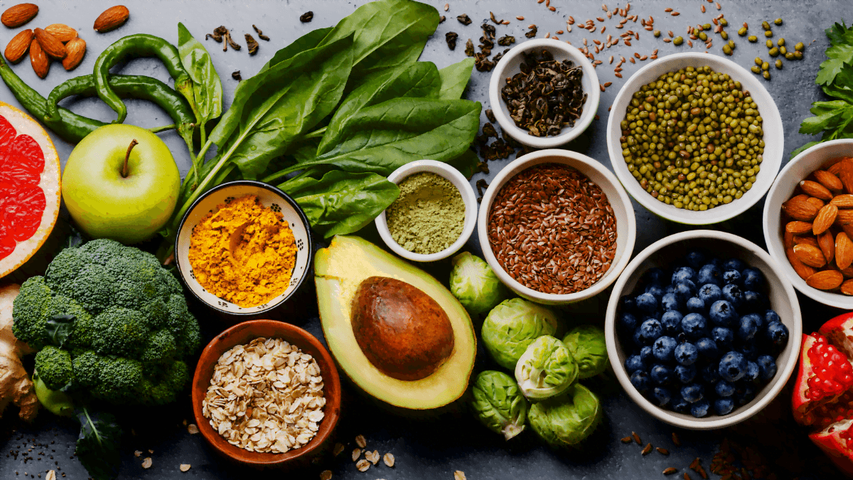 Keto: A collection of keto diet foods