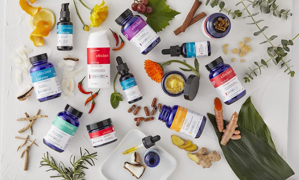 Elixinol CBD wellness products