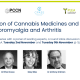 Cannabis Medicines: A banner advert for the webinar on cannabis medicines