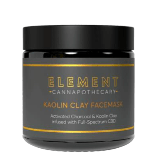 Skincare: A pot of Element CBD kaolin clay mask
