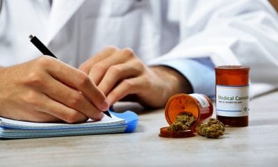 Project Twenty21: Drug Science Doctor writing medical cannabis prescription