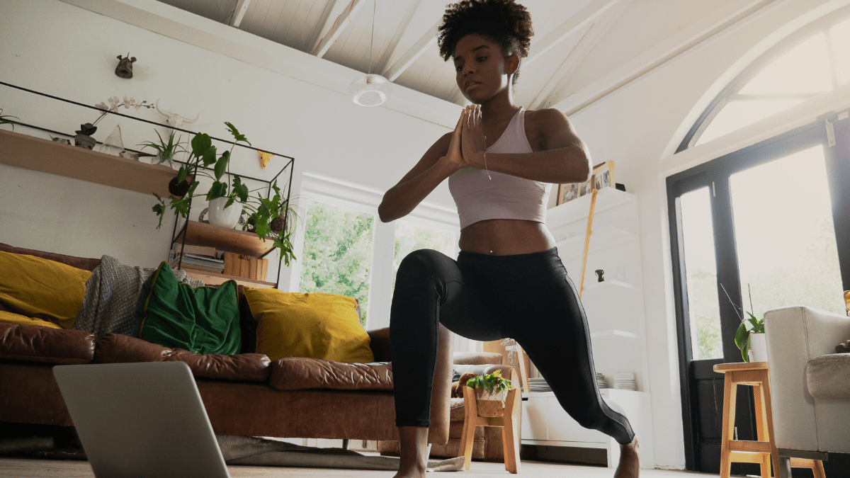 Social Anxiety and CBD: a woman doing yoga