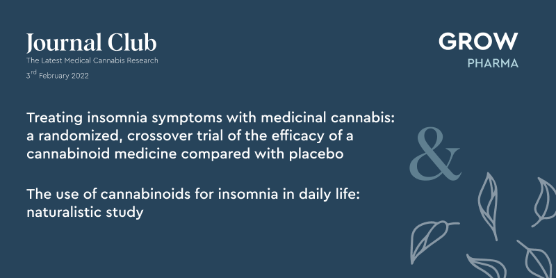 sleep and cannabis-based medicines