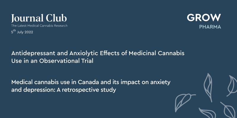 Journal Club: Can medical cannabis help anxiety and depression?