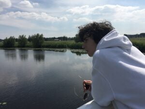 Louis Petit pictured recently looking on over a lake